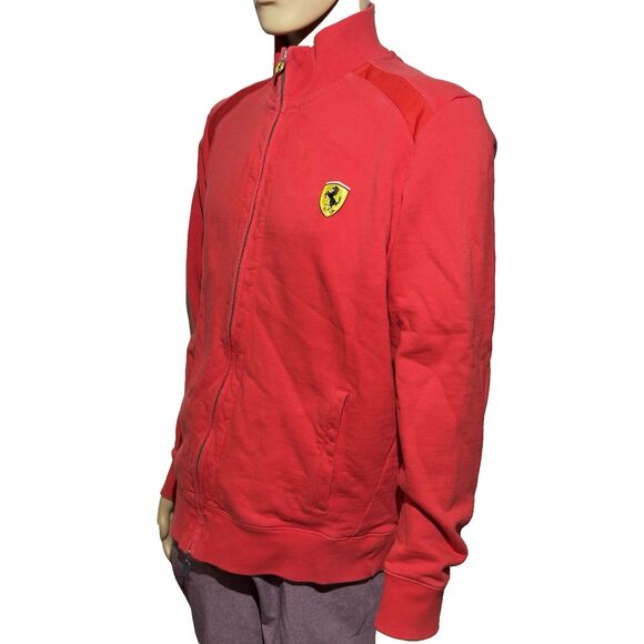 Ferrari Puma Scuderia Red Track Jacket Men’s XL Full Zip F1 Racing Logo EUC - Picture 5 of 13